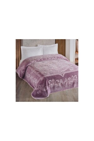 Taç 4 Kg Kalın Kabartmalı Battal Çift Kişilik Battaniye - Kristal