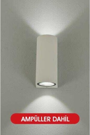 Tageslicht-LED-Wandleuchte mit weißem Gehäuse, doppelseitig, dekorative Innen- und Außenwandleuchte dop12580104igo - 3