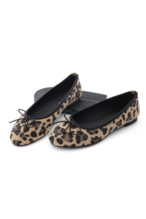 Tägliche Ballerinas für Damen, Metallic-Ballerinas mit runder Zehenpartie, Adusa Leopard, 20Y0040CU049-2 - 1