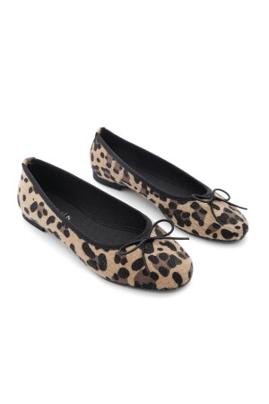 Tägliche Ballerinas für Damen, Metallic-Ballerinas mit runder Zehenpartie, Adusa Leopard, 20Y0040CU049-2 - 4