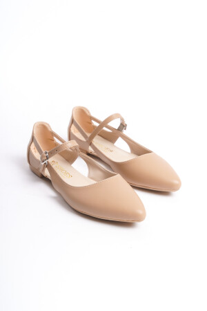 Tägliche Ballerinas in Nude für Damen - 4