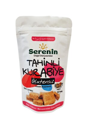 Tahini-Kekse, glutenfrei, natürlicher gesunder Snack, vegan, 80 g, ohne Zuckerzusatz - 2