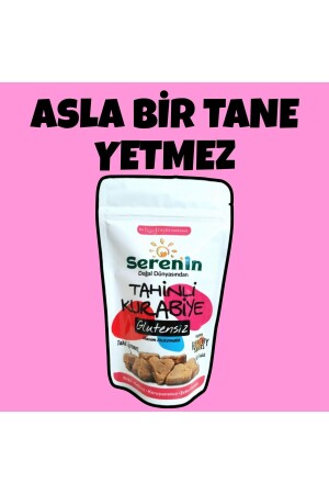 Tahinli Kurabiye Glutensiz Doğal Sağlıklı Atıştırmalık Vegan 80 gr Şeker Ilavesiz - 5