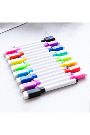 Tahta Kalemi 25 Adet Karışık Renkli Mini Boy - Silgili Ve Mıknatıslı - 1