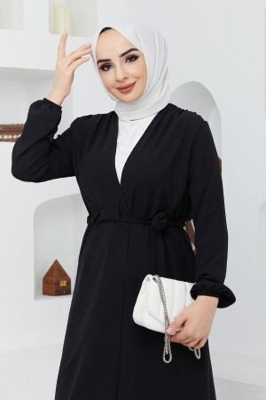 Taillenband Detaillierte Hijab Ayrobin Cap/schwarz MGL4198 - 7