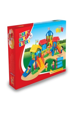 Tak Toy 58-teiliges Happy Parking-Spielset TC - 1066 - 1