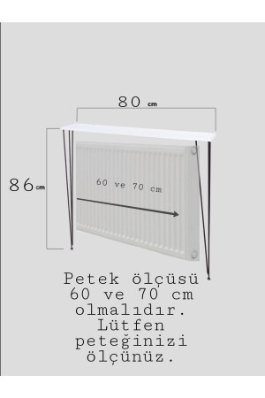 Talastozum Petek Üstü Beyaz Raf Dresuar 80cm (60-70 CM PETEK İÇİNDİR) - 3