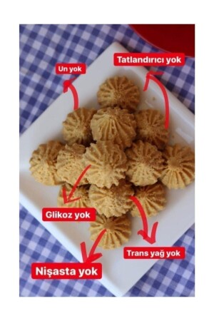 Talkan Leblebi Tozu Kurabiyesi - Glutensiz 200 Gr - 4