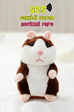 Talking Hamster Ses Taklidi Yapan Sevimli Fare Peluş Oyuncak 1312hamster - 3