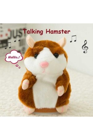 Talking Hamster Ses Taklidi Yapan Sevimli Fare Peluş Oyuncak WF-1809 - 2