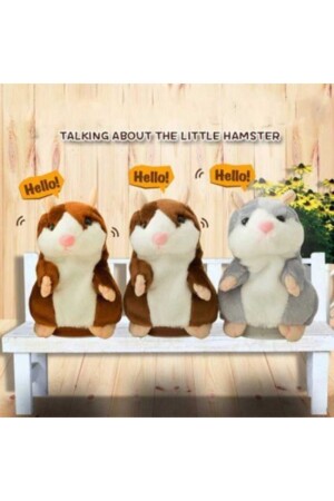 Talking Hamster Ses Taklidi Yapan Sevimli Fare Peluş Oyuncak WF-1809 - 7