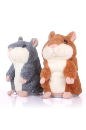 Talking Hamster Ses Taklidi Yapan Sevimli Fare Peluş Oyuncak WF-1809 - 8