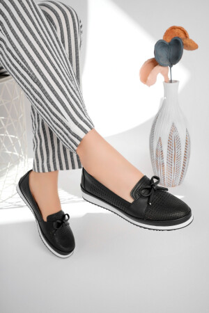 Tam Ortopedik Ayakkabı Anne Ayakkabı Günlük Ayakkabı Klasik Ayakkabı Siyah - 3