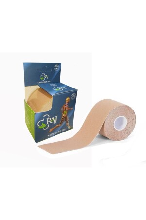 Tape Hautfarbenes Kinesio-Schmerzband 5 Meter x 5 cm - 1