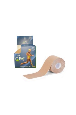 Tape Hautfarbenes Kinesio-Schmerzband 5 Meter x 5 cm - 4