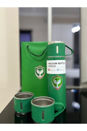 Taraftar Vacuum Termos 3’lü Set 12 Saat Sıcak 12 Saat Soğuk Tutma Özelikli. - Vacuum
