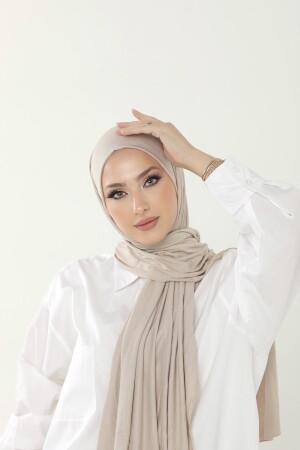 Taş Luxury Penye Şal - Kadın Tesettür Jersey Hijab Lycra Shawl - 3