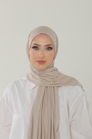 Taş Luxury Penye Şal - Kadın Tesettür Jersey Hijab Lycra Shawl - 4