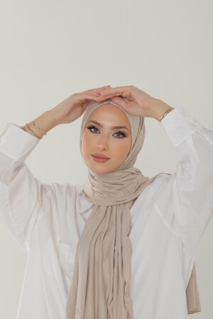 Taş Luxury Penye Şal - Kadın Tesettür Jersey Hijab Lycra Shawl - 5