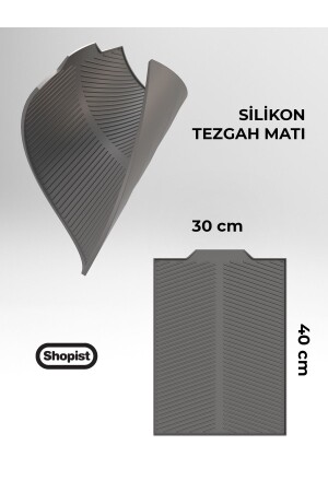 Tasarım Bulaşık Kurutma Matı Silikon 30*40 Cm Büyük Boy - 7