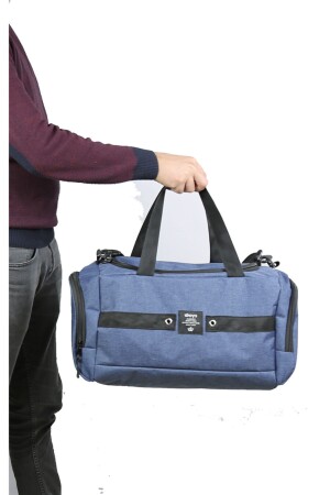 Taschen Marineblau Große Damen-Sport- und Reisetasche mit Schultergurt aus wasserdichtem Stoff woyslaciblue - 4