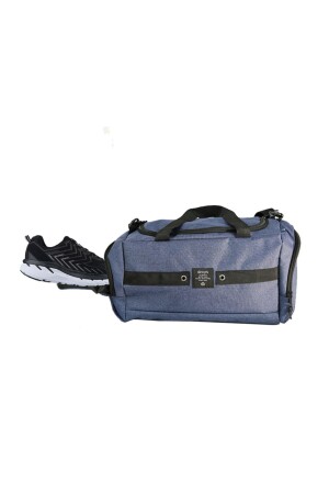 Taschen Marineblau Große Damen-Sport- und Reisetasche mit Schultergurt aus wasserdichtem Stoff woyslaciblue - 5