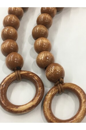 Taschengriff aus Holz mit Perlen mk347 - 2
