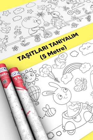 Taşıtlar Boyama Kağıdı TAŞIT001 - 3