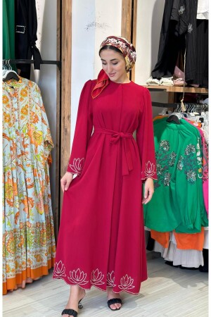 Taşlı abaya - Nisa Butik