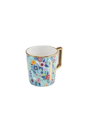 Tasse „Blume I“ mit Buchstaben, 350 ml, 153. 03. 06. 6922 - 5