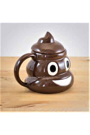 Tasse in Poo-Form mit Deckel, süßer Ausdruck, 3D-Tasse, Geschenktasse, Kaffeetasse fvbbtnyhnhy - 5