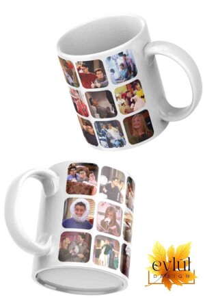 Tasse mit Aufdruck „Friends“ im Karma-Design, mit besonderem Motiv und Szenen – Geburtstagsgeschenk, Kaffeetasse friendskarma001 - 2