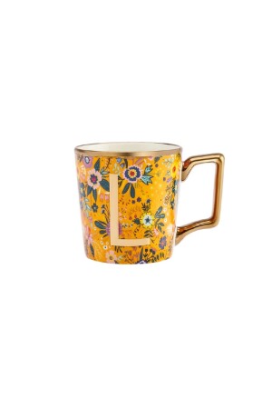 Tasse mit Blumen-L-Buchstaben, 350 ml, 153. 03. 06. 6925 - 5