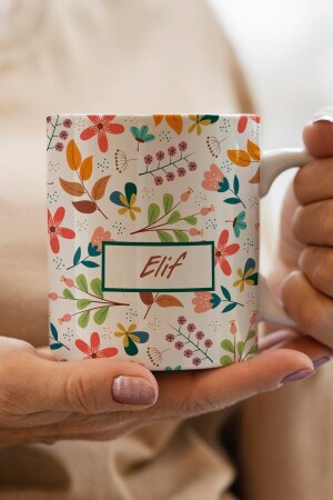 Tasse mit Namensaufdruck Elif – personalisierte bedruckte Tasse – Tasse mit Namensdruck POU-Elif - 1