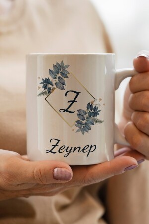 Tasse mit Zeynep-Namensdruck, mit Buchstaben und Namen als Geschenk für Frauen YHY-Zeynep - 3