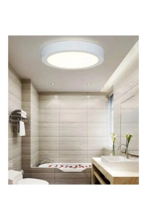 Tavana Sıfır Led Plafonyer Avize Banyo-balkon-wc Aydinlatma 3200k Gün Işığı Yüksek Lumen Güçlü Işık vies3200k18 - 4