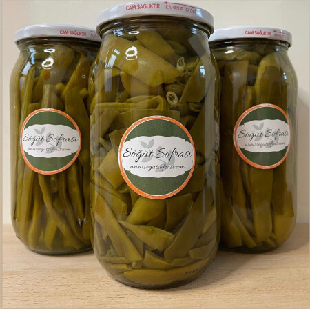 Taze Fasülye Turşusu - 1kg (Ev Yapımı) - Halal