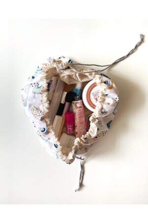 كيس مكياج قوس قزح متعدد الوظائف مقاوم للماء المغطى بالألوان TBE-ÇNTA-MAKEUP-DRAWER-2 - Karma Kids