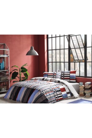 مـنـز - شاب الموضة غطاء غطاء غطاء غطاء زرقاء مزدوج TC53T60264697 - Taç