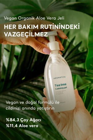 Tea Tree Calming Gel 300ml - Vegan Yatıştırıcı Çay Ağacı Jeli - 4