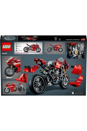 ® Technic Ducati Panigale V4 R 42107 - Yetişkinler için Araba Yapım Seti (646 Parça) - 6