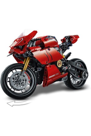 ® Technic Ducati Panigale V4 R 42107 - Yetişkinler için Araba Yapım Seti (646 Parça) - 9