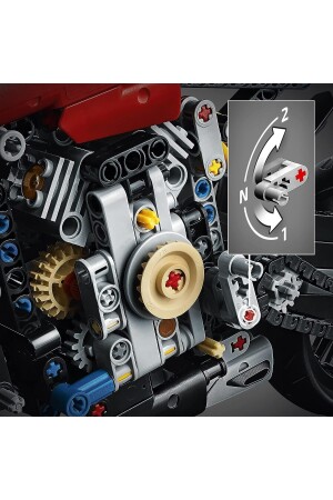 ® Technic Ducati Panigale V4 R 42107 - Yetişkinler için Araba Yapım Seti (646 Parça) - 11