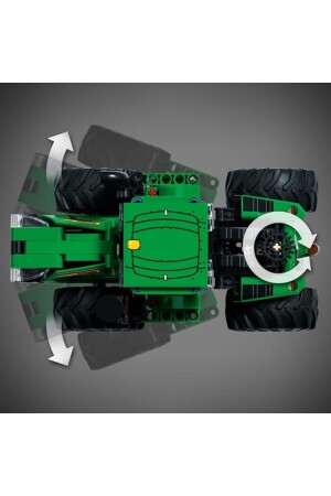 ® Technic John Deere 9620R 4WD Traktor 42136 – Modellbauset zum Sammeln (390 Teile) - 6