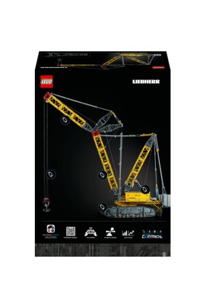 Technic Liebherr Paletli Vinç Lr 13000 42146 Araç Seven Yetişkinler Için Çalışan Bir Vinç Mo - 5