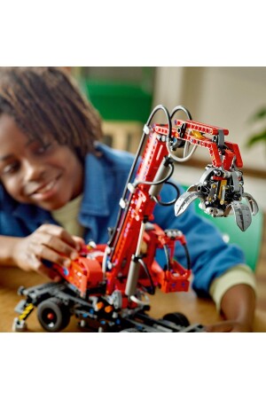 ® Technic Material Handler 42144 – Modellbauset für Kinder ab 10 Jahren (835 Teile) - 6