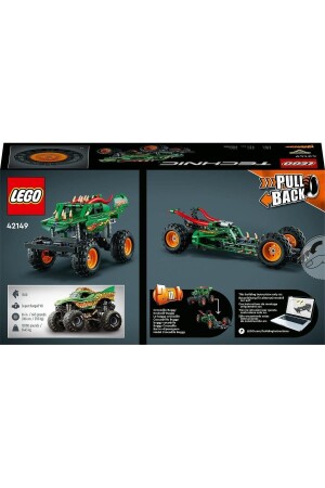 ® Technic Monster Jam™ Dragon™ 42149 - 7 Yaş ve Üzeri İçin Kamyon Yapım Seti(217 Parça) - 5