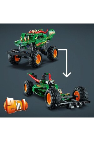 ® Technic Monster Jam™ Dragon™ 42149 - 7 Yaş ve Üzeri İçin Kamyon Yapım Seti(217 Parça) - 7