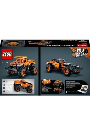 ® Technic Monster Jam™ El Toro Loco™ 42135 – LKW-Modellbauset zum Sammeln (247 Teile) - 8