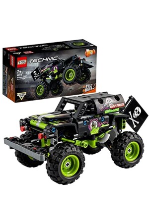 ® Technic Monster Jam® Grave Digger® 42118 – LKW-Modellbauset zum Sammeln (212 Teile) - 1